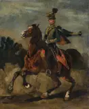 Piotr Michałowski, HUZAR NA GNIADYM KONIU