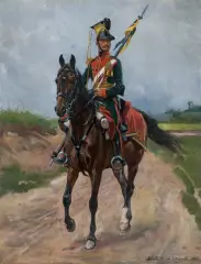 Wojciech Kossak, AUTOPORTRET, 1891, olej, deska mahoniowa