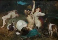 Jan Styka, POKUSY, 1906, olej, płótno