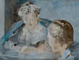 Jacek Malczewski, WYCHODŹCY, olej, tektura