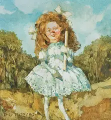 Jerzy Duda-Gracz, NIEDZIELA 4, 1989, olej, płyta pilśniowa