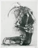 BEZ TYTUŁU by Zdzisław Beksiński, 2002, grafika komputerowa, papier, sold Dec 2024