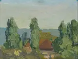 Zbigniew Makowski, PEJZAŻ Z DRZEWAMI