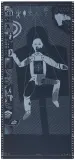 Marek Sapetto, STRACH ARTYSTY PRZED PAJACEM, 1968, tech. własna, papier perforowany do maszyn matemat