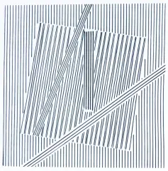 Henryk Stażewski, KOMPOZYCJA LINII, 1974, serigrafia, papier kremowy