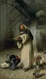 Johann Till Młodszy, Z ŻYCIA ZAKONNIKA, 1886, olej, płótno