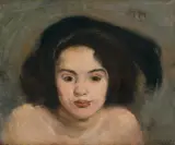 Józef Mehoffer, GŁÓWKA MODELKI, 1893-1897, olej, płótno