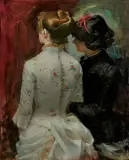 Leon Wyczółkowski, WPATRZONE, 1885, olej, tektura
