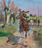 Wojciech Kossak, Z PILNYM MELDUNKIEM