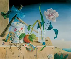 Georges Spiro, KOMPOZYCJA SURREALISTYCZNA, olej, płótno