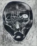 XXX by Zdzisław Beksiński, 1969, heliotypia, papier, sold Oct 2024