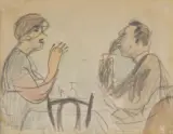 Józef Czapski, KOBIETA I MĘŻCZYZNA W KAWIARNI