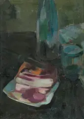 Roman Opałka, MARTWA NATURA, ok. 1955, olej, płótno