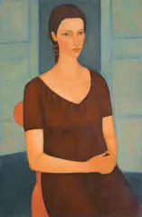 Roman Zakrzewski, MAGDA, 1995, olej, płótno