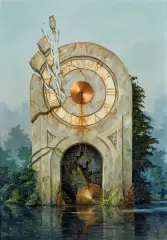 DEFRAGMENTACJA CZASU by Jarosław Jaśnikowski, 2017, olej, płótno, offered Sep 2024