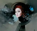Karol Bak, OPOWIEŚĆ ZMIERZCHU, 2015, olej, płótno