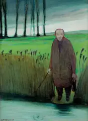 Andrzej Umiastowski, NAD WODĄ, 1993, olej, płótno