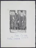 Józef Czapski, JEUX DE MASSACRE, akwaforta, akwatinta, papier