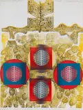 Tadeusz Lapinski, TARGETS, 1971, litografia barwna, papier