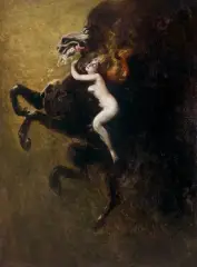 Władysław Podkowiński, SZAŁ – SZKIC, 1893, olej, płótno