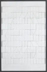 Janusz Orbitowski, 8/94, 1994, relief, akryl, płótno, płyta pilśniowa