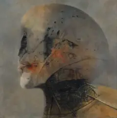Zdzisław Beksiński, ZY, 1987, olej, płyta