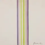 Stefan Gierowski, KOMPOZYCJA, 1975, akwarela, papier