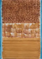 Stefan Gierowski, BEZ TYTUŁU, 2011, akwarela, papier