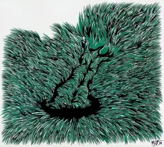 Andrzej Fogtt, GENESIS, 1990, olej, płótno