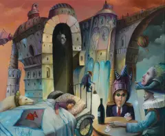 Tomasz Sętowski, SEKRETNE ŻYCIE, 2010, olej, płótno