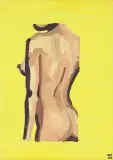 Marek Firek, PLECY, 2008, olej, płótno