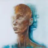 Vanessa Świgulska-Jop, JAK ŁZA, 2024, olej, płótno
