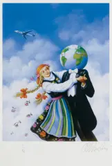 MAZUREK by Rafał Olbiński, inkografia, papier, offered Jun 2024