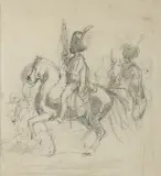 Piotr Michałowski, PUŁK STRZELCÓW KONNYCH KSIĘSTWA WARSZAWSKIEGO, ołówek, papier
