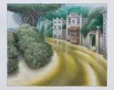 Jacek Yerka, STARORZECZE, 2024, kredki, ołówek, karton