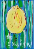 Edward Dwurnik, ŻÓŁTY TULIPAN, 2018, akryl, płótno