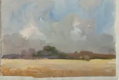 Jerzy Gnatowski, PRZED BURZĄ, 1994, akwarela, papier
