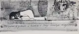 Zbigniew Makowski, PAPIRUS Z GROBOWCA…, 1977, tusz pióro, pędzel, lawowanie, papier