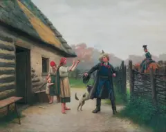 Jan Rosen, NA SŁUŻBĘ OJCZYZNY, 1926, akwarela, gwasz, tektura