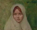 Piotr Stachiewicz, GŁÓWKA, ok. 1915, olej, płótno