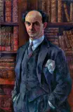Maurycy Medrzycki, PORTRET MĘSKI, 1928, olej, płótno