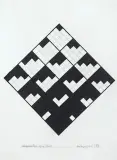 Ryszard Winiarski, DIAGONALNA GRA, 1999, akryl, ołówek, płótno
