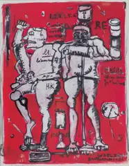 Eugeniusz Markowski, BEZ TYTUŁU, 1991, gwasz, papier