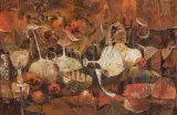 Ryszard Zajac, MARTWA NATURA, 1974, olej, płótno