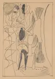 Marek Włodarski, POŻEGNANIE ŻOŁNIERZA, 1931, ołówek, papier