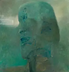 Zdzisław Beksiński, BEZ TYTUŁU, 1993, akryl, płyta pilśniowa