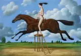 Rafał Olbiński, SMAK DOCIEKLIWEGO OPTYMIZMU, 1998, olej, akryl, płótno