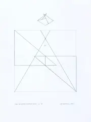 Jan Chwałczyk, CYKL: IDEOGRAMY ZEGARÓW BARWY NR VII, 1998, ołówek, tusz, papier