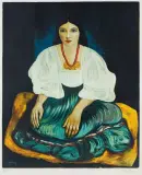 Moïse Kisling, BRETONKA, litografia barwna, papier