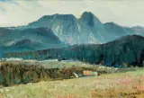 Henryk Baranowski, GIEWONT, olej, tektura